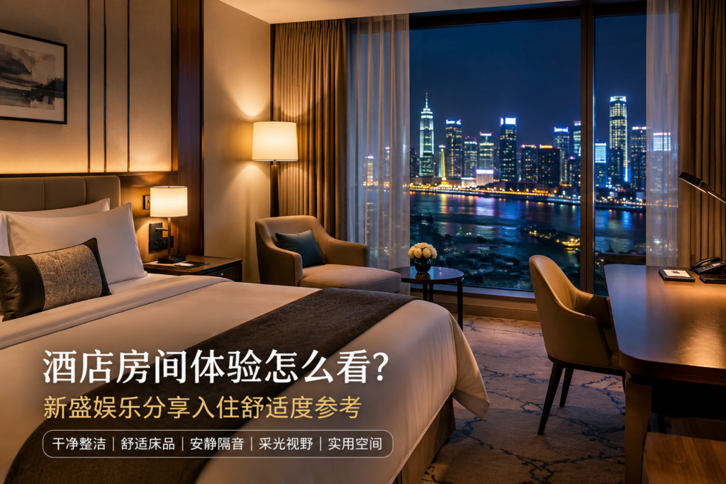 新盛娱乐分享酒店房间体验判断方法，包括卫生、床品、隔音、采光、浴室和空间布局，为城市酒店入住提供参考。
